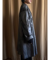 MADE IN CANADA real leather half coat-4478-1