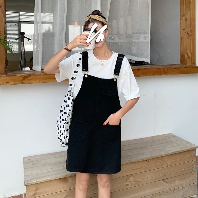 ドレス女性XiaXuanYaスタイルの白いスカート2020新しい春のデニムストラップplatycodonスカート森初恋スカート 1号婦人32390948364
