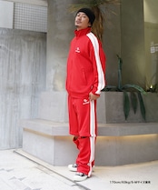 【#Re:room】SIDE LINE 2WAY WIDE TRACK PANTS［REP227］