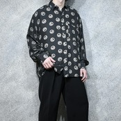 Pegasus pattern silk shirt
