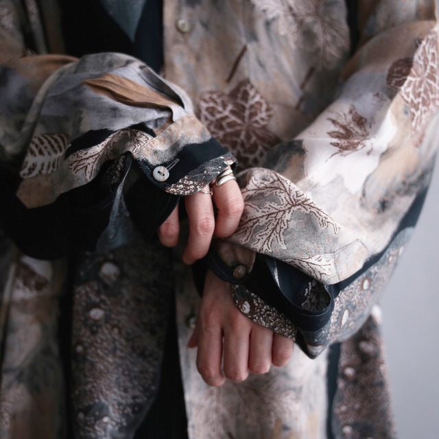 dark art graphic loose shirt