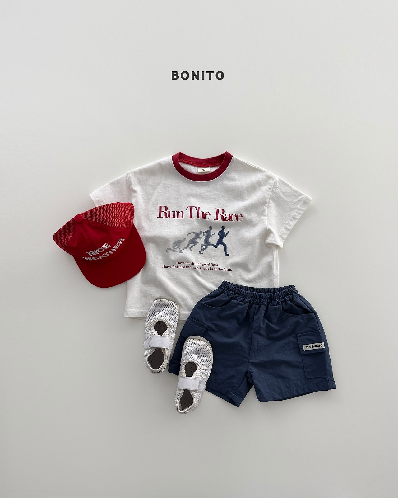[BONITO] Run the Race Tee / [보니토] 런더레이스티