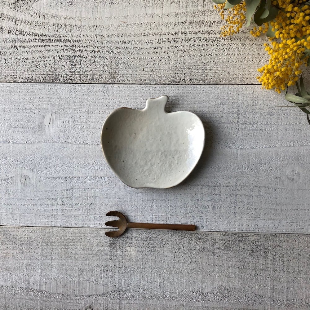 鉄散 りんご皿 小