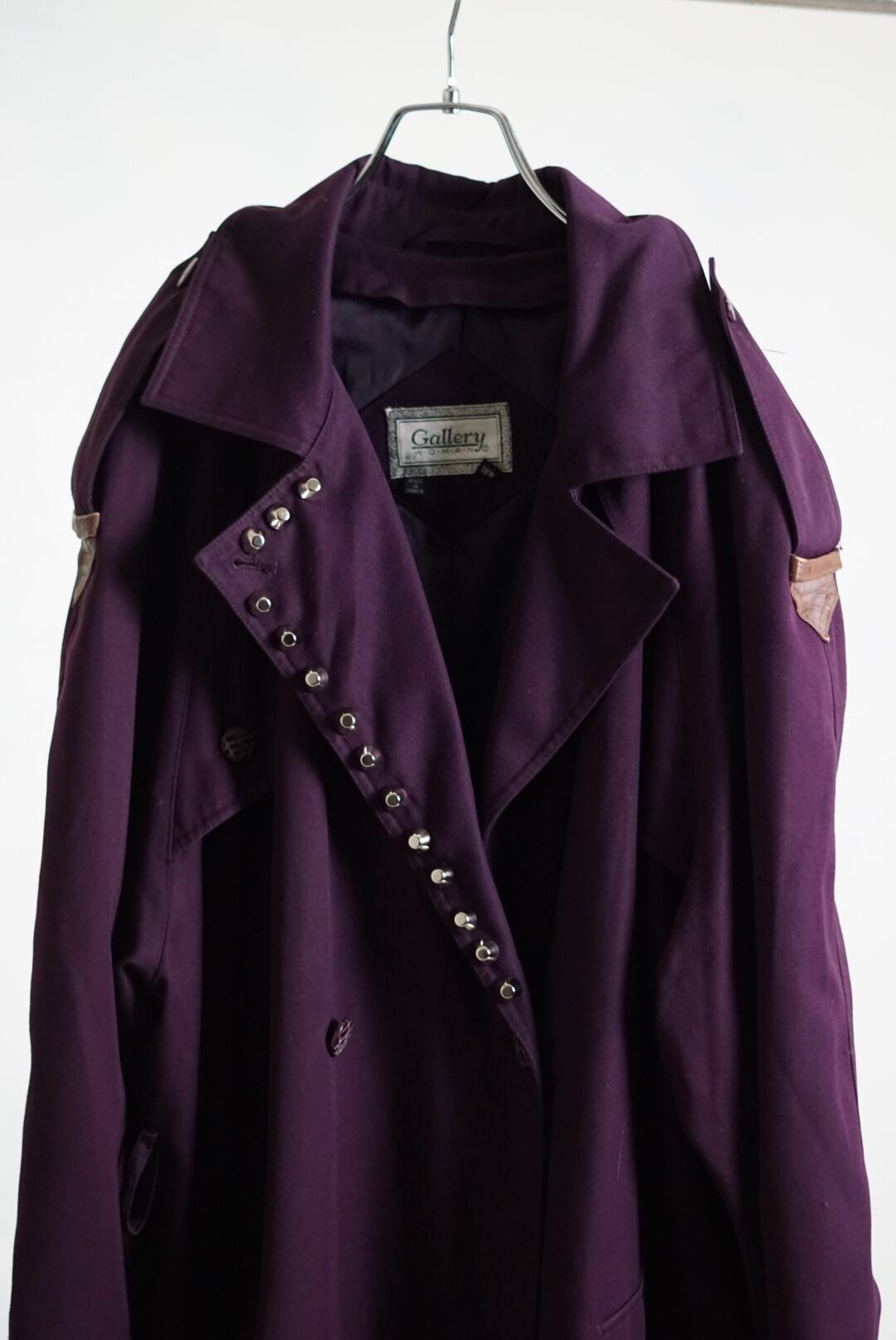 STUDS CUSTOME COTTON GABARDINE COAT