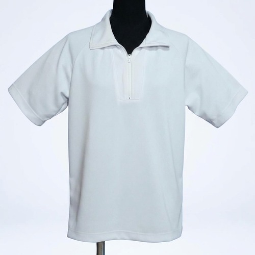 小学校　Tシャツタイプ　チャック半袖体操服