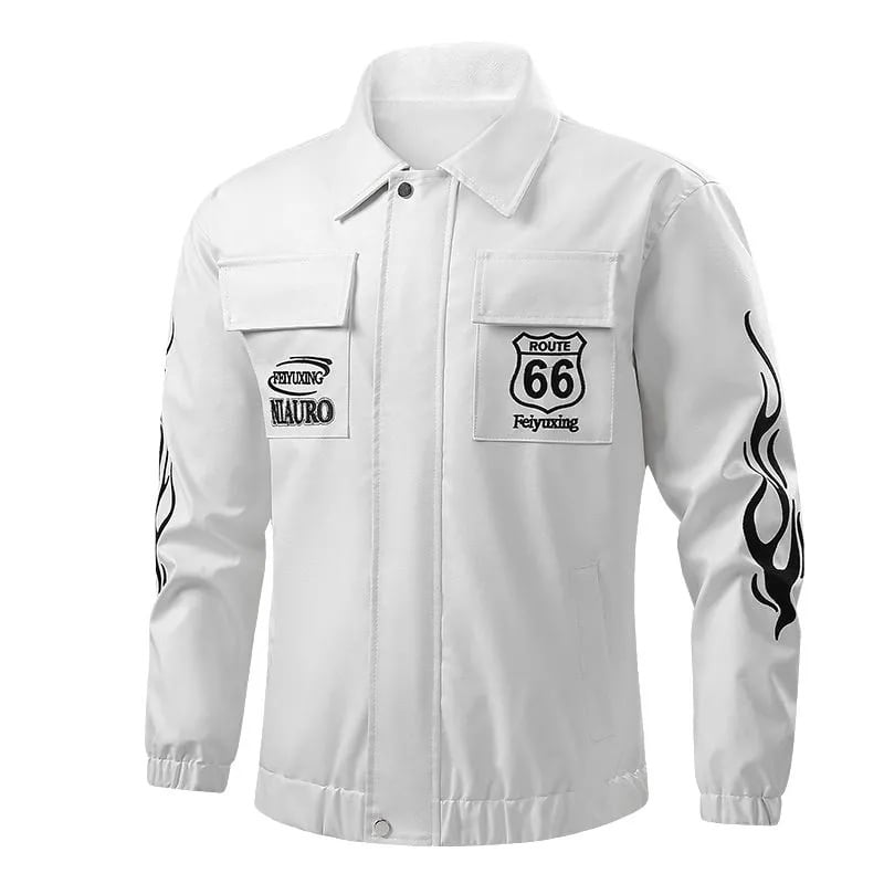 好感度100％ 切り替え 2色選択 男女兼用 レザー ジャケット<S-12549