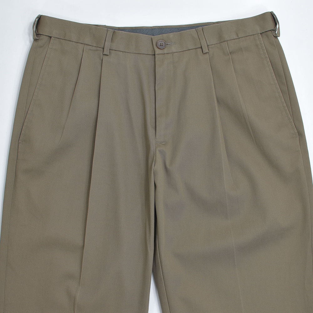 00s HAGGAR ハガー 2タック センタープレス ストレッチ チノ