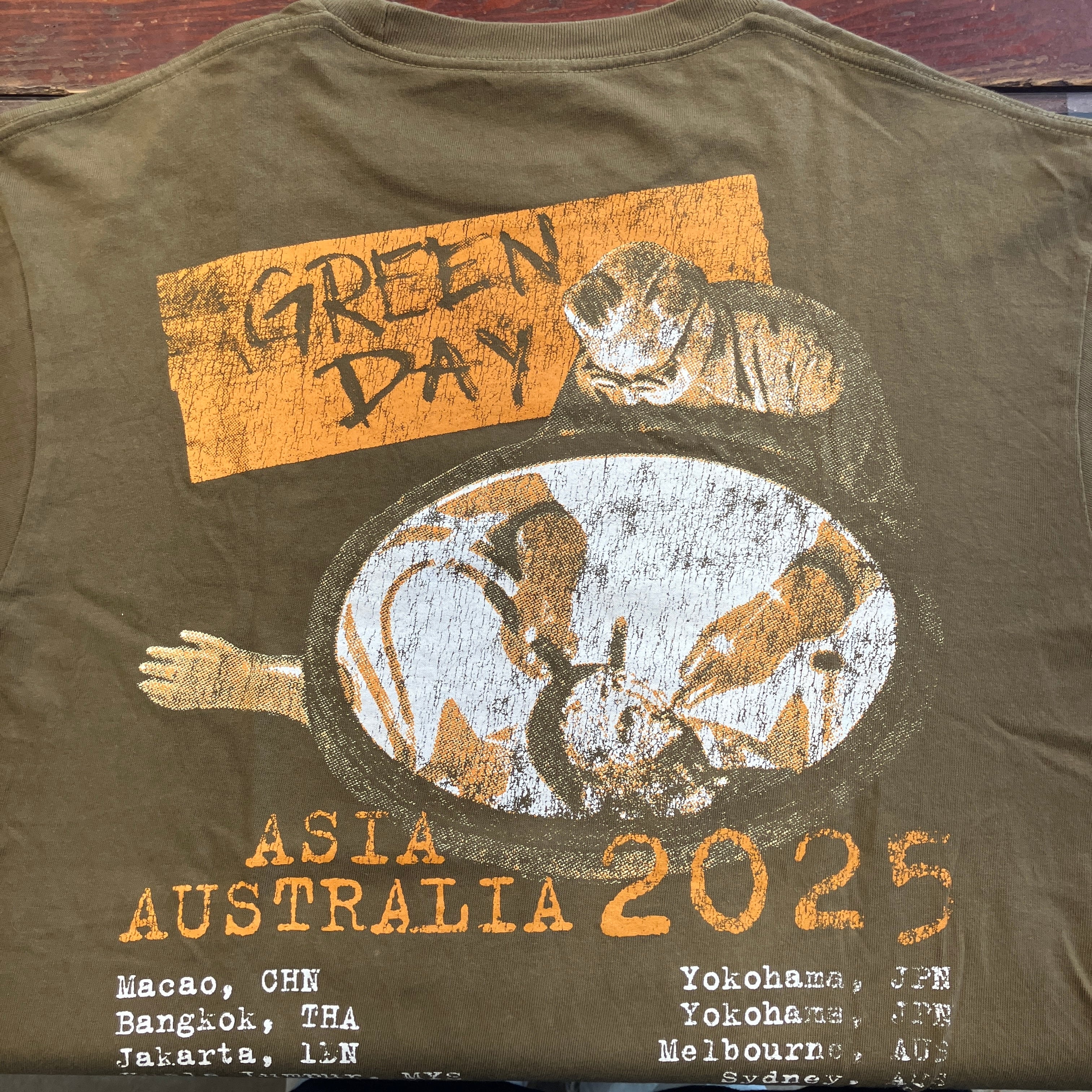 New tour merch for Asia and Australia! . Design by GREEN DAY