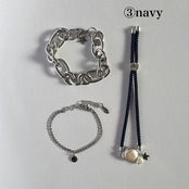 再入荷【3set】 silver bracelet ［SSB007］