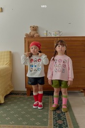 韓国子供服 / ÜEO / 抹茶レザーパンツ / 秋服 *S~JS*