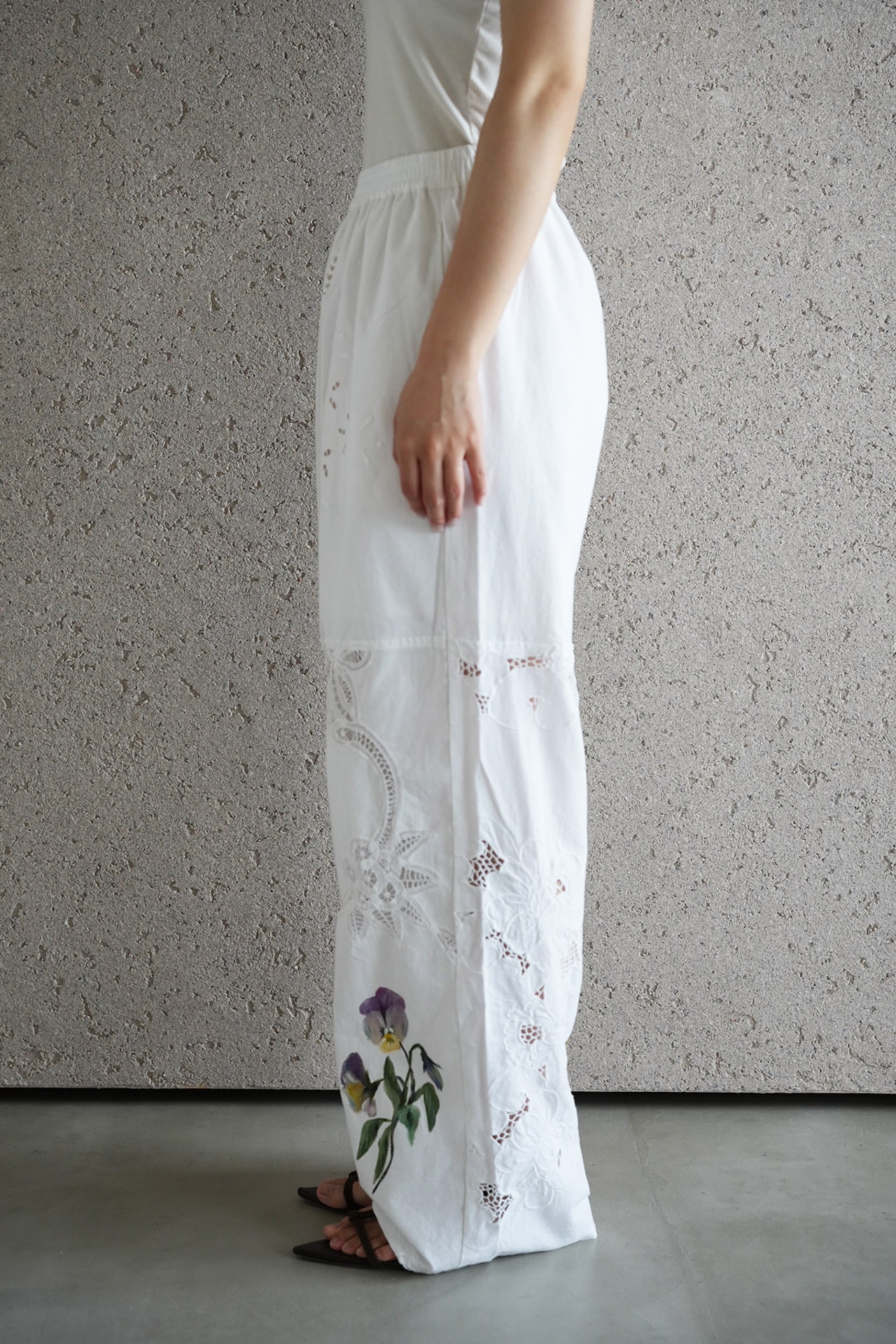 vintage lace pants multi