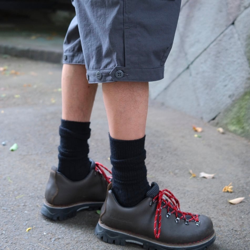 SASSAFRAS(ササフラス) / Overgrown Pants 1/2 Nylon -Charcoal- (SF