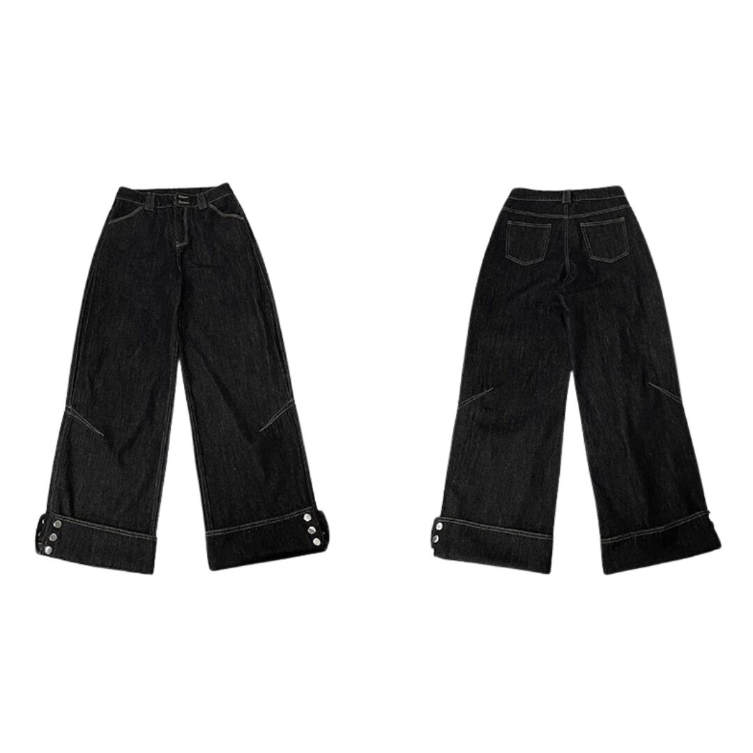 button wrap denim | Ninety-nine