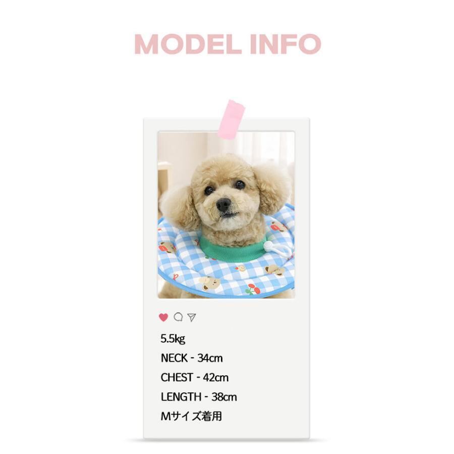 cool elizabeth collar L ~ XL / 犬 エリザベスカラー 夏 ひんやり 大型犬 中型犬 コットン クッション ソフト 軽量 接触冷感 傷なめ防止 犬用 ネコ ネックカラー クール 軽い 韓国 ペット用品