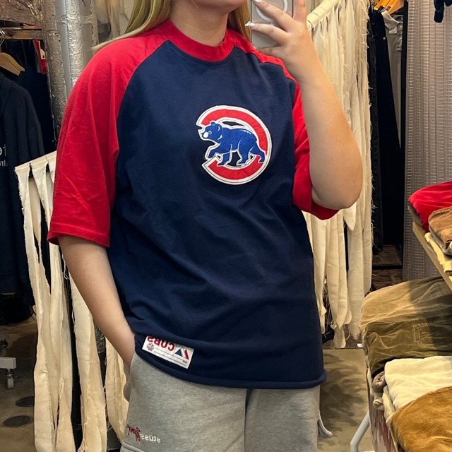 Chicago Cubs (シカゴ・カブス) ラグランTシャツ
