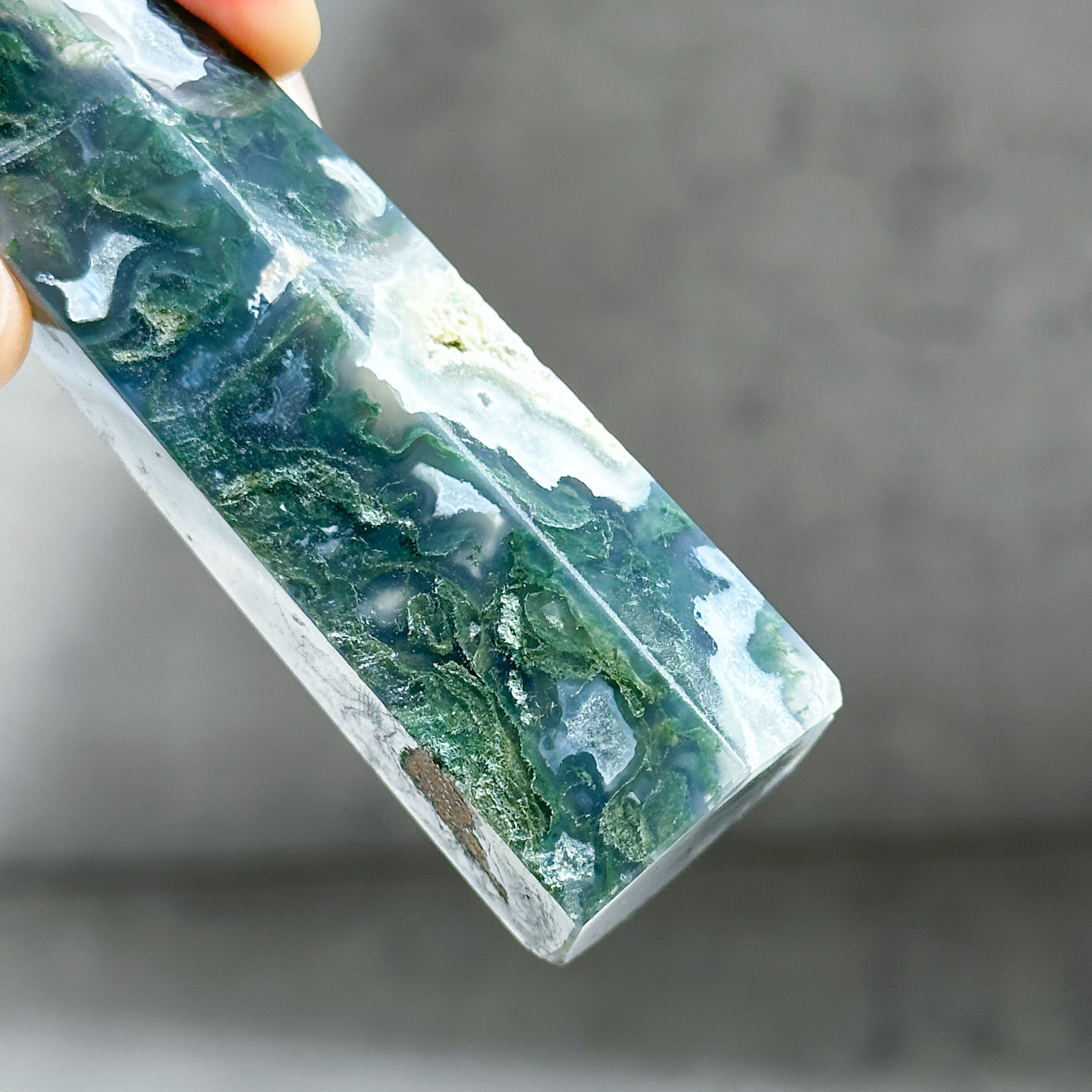 モスアゲート タワー モスアゲート タワー85◇ Moss Agate ◇天然石・鉱物・パワーストーン