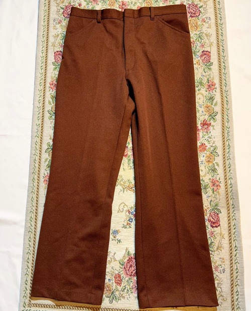 70's HABAND  "earth color" polyester slacks