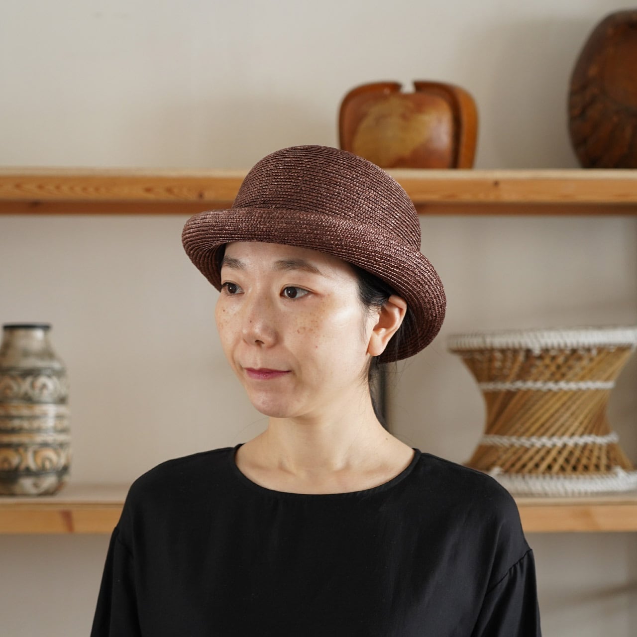Bowler ST-細麦で制作した、クラッシックなボーラーハット- | poanca