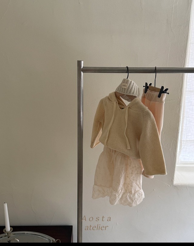 ⭐︎即納⭐︎[Aosta] lace cotton open dress