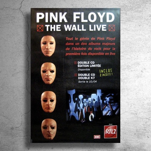 『ピンク・フロイド』2000年イギリスでのリリース告知ポスター/アート芸術