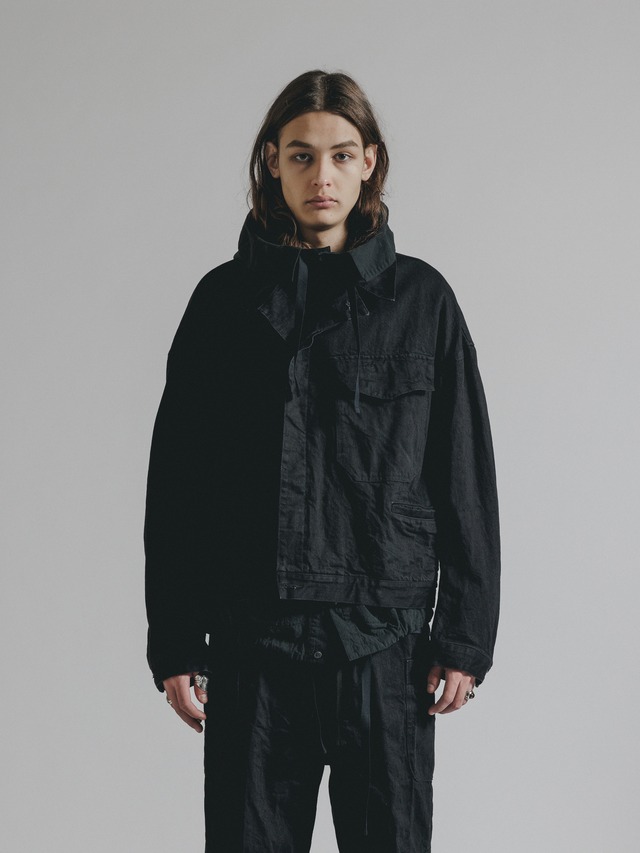 【26AW】 THE VIRIDI-ANNE ザヴィリディアン / BLACK DENIM JACKET / デニムジャケット