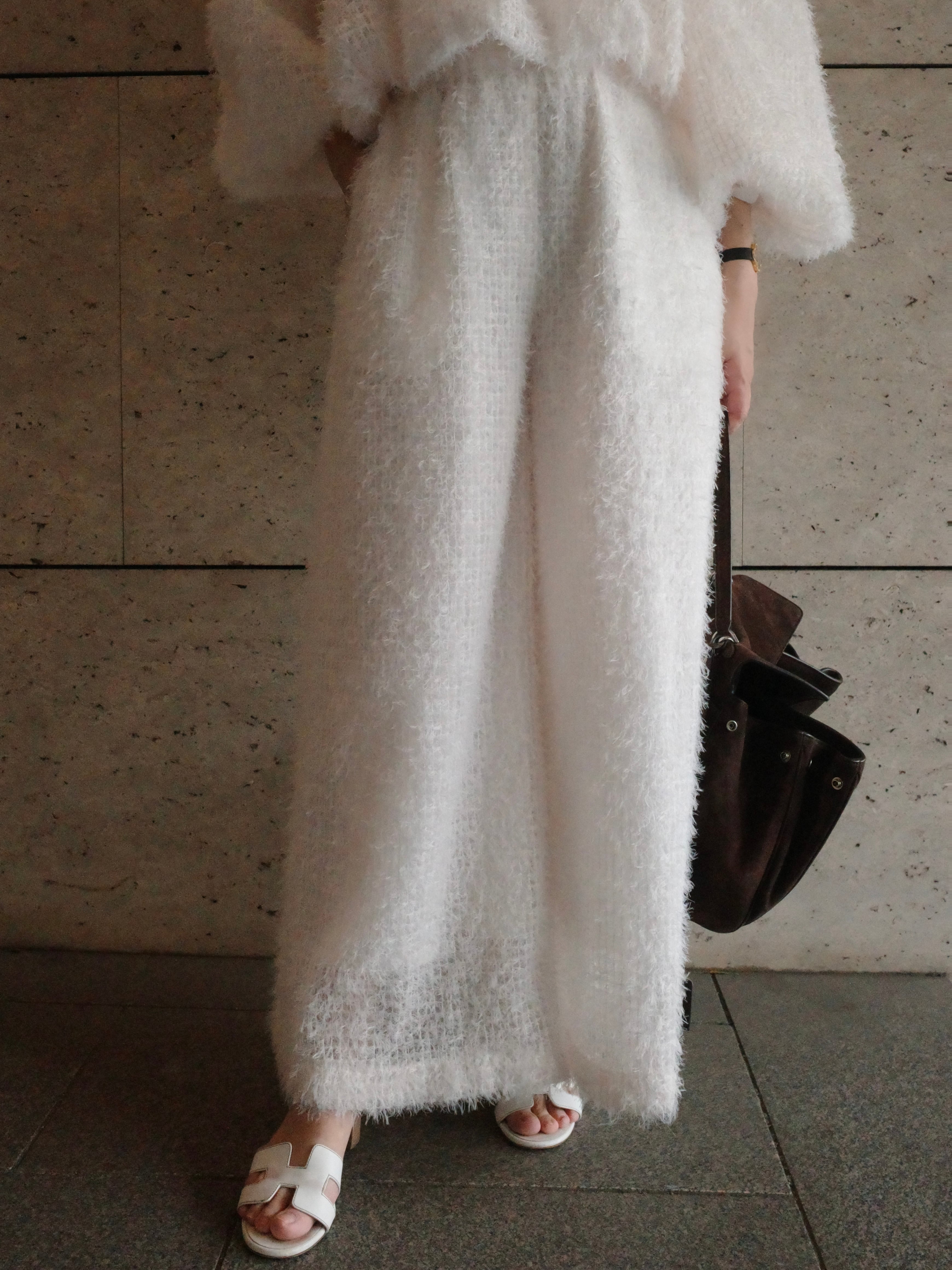 【予約】luna pants / white (5月下旬発送予定)