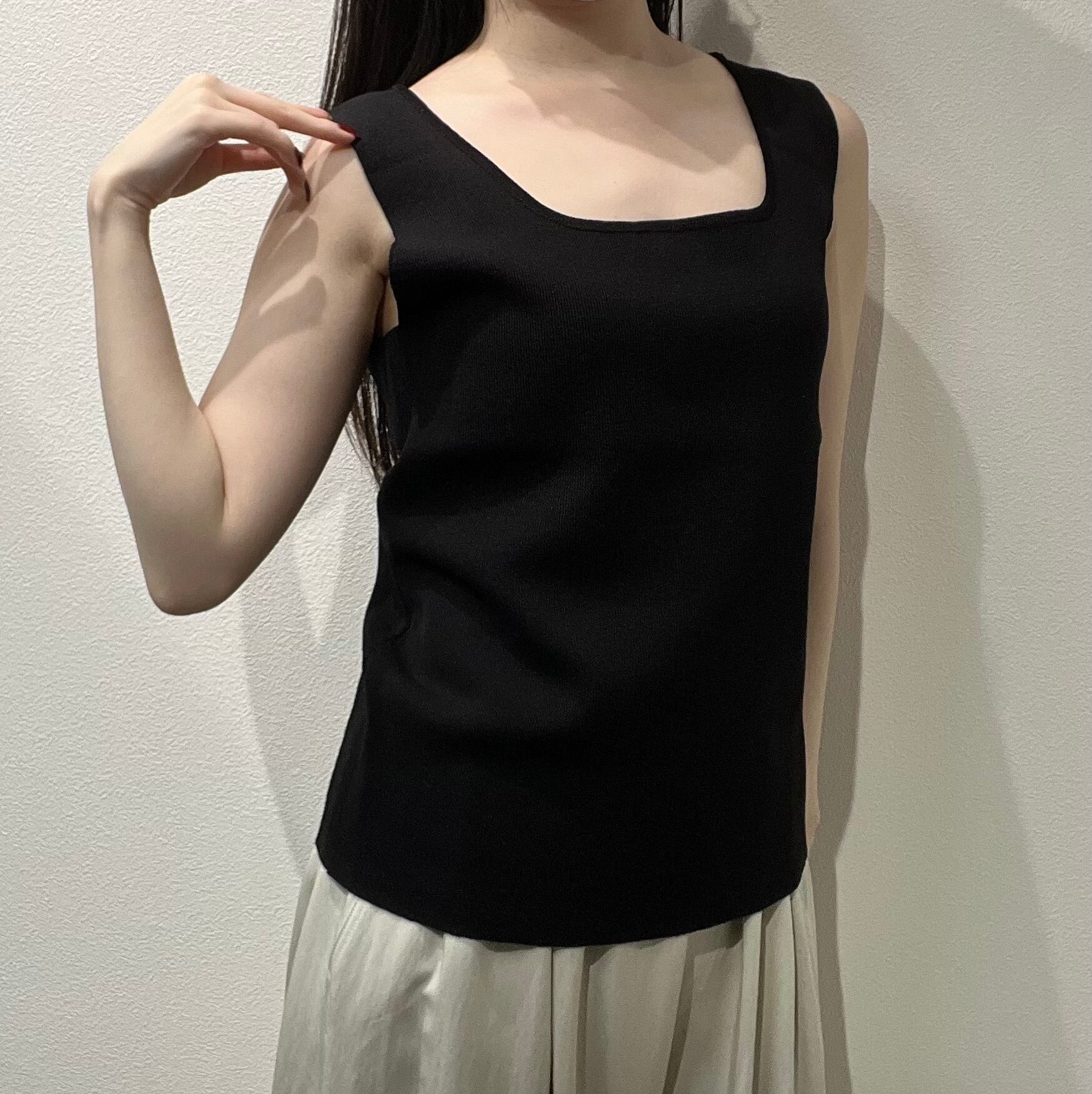 CLOCHE】スクエアニットタンクトップ 612-85520 | Posie dress