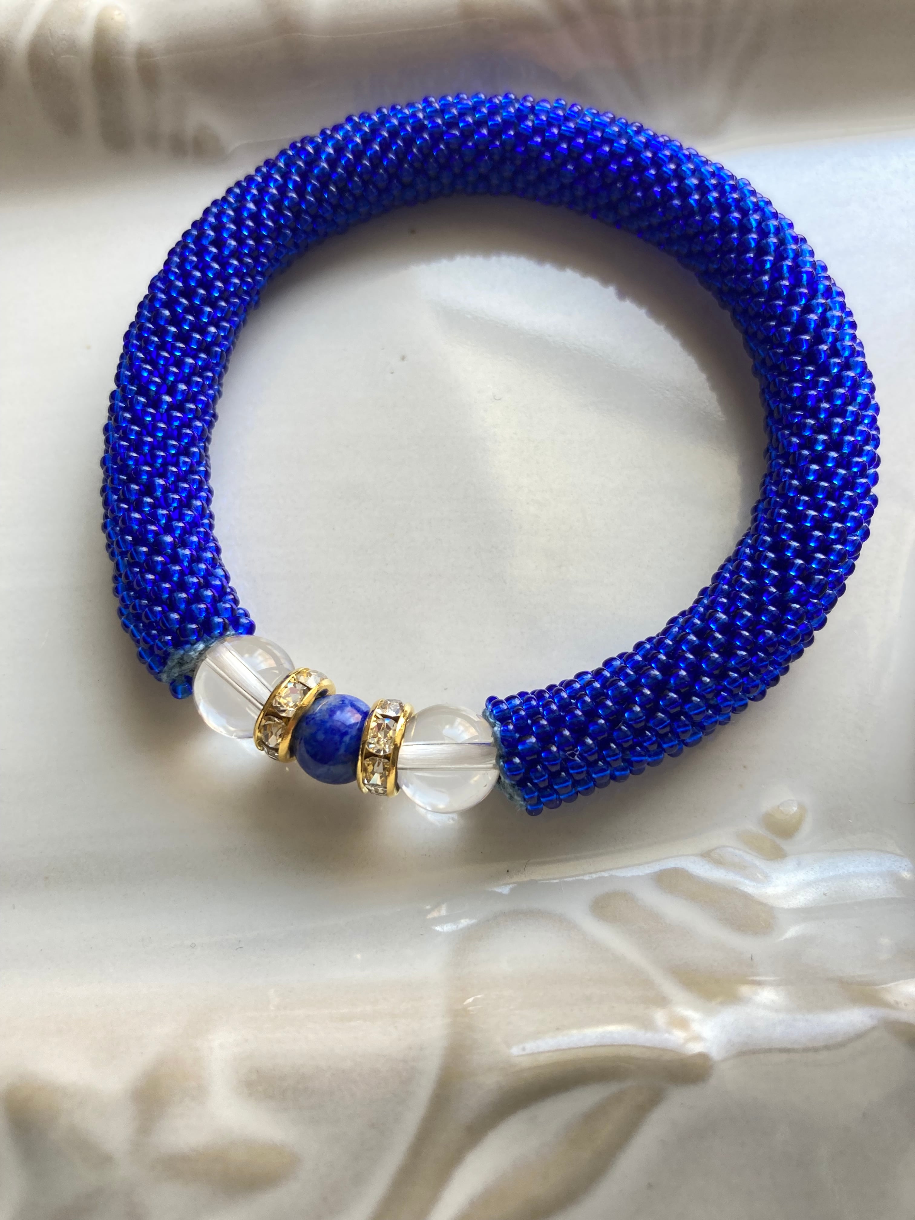 最終セール！ハイクラスラピスラズリ約17mmブレスレット！！ 最終セール！ハイクラスラピスラズリ17mmブレスレット！！ 【公式通販】