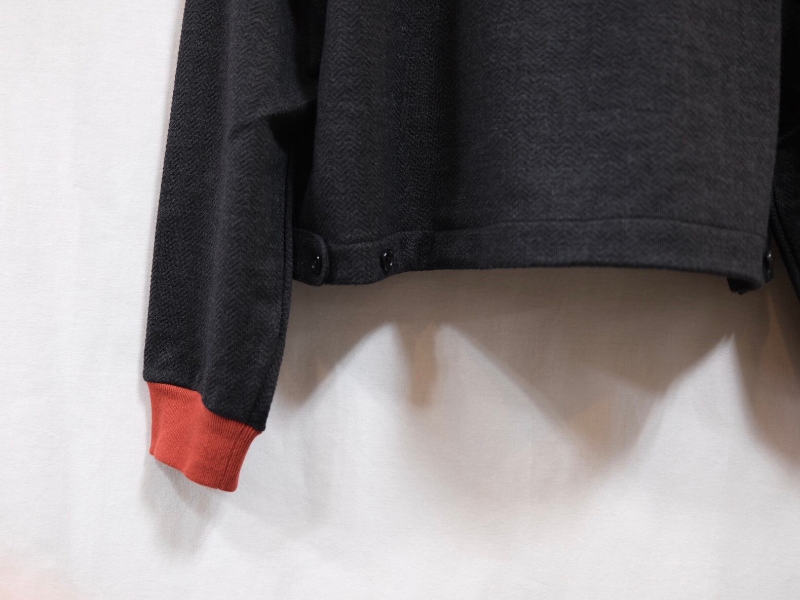 HOMELESS TAILOR”Zip JERSEY Charcoal/Orange” | Lapel online store powered by  BASE