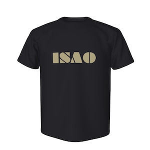 ISAO Tシャツ (ブラック/ゴールド)