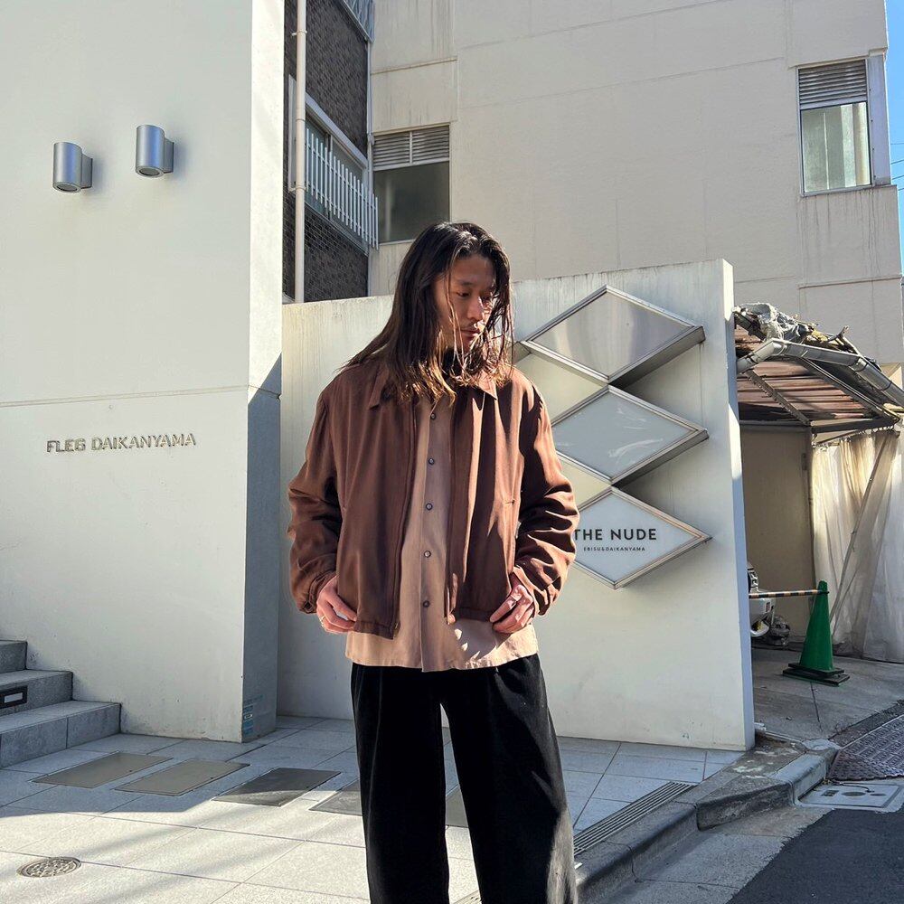 Vintage Rayon Gabardine Drizzler Jacket Gabardine [1950s-] Vintage