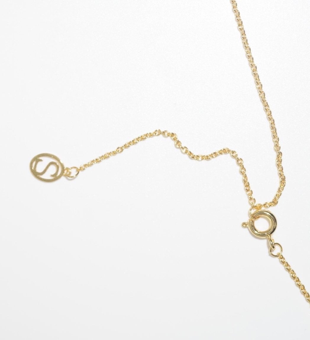 T zirconia necklace [027] | SASSY ANGEL