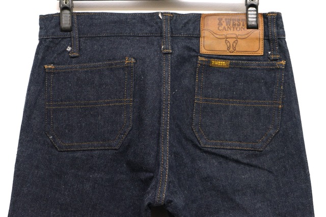 1630 X-WEST CANTON キャントン ベルボトム 70年代 昭和レトロ 