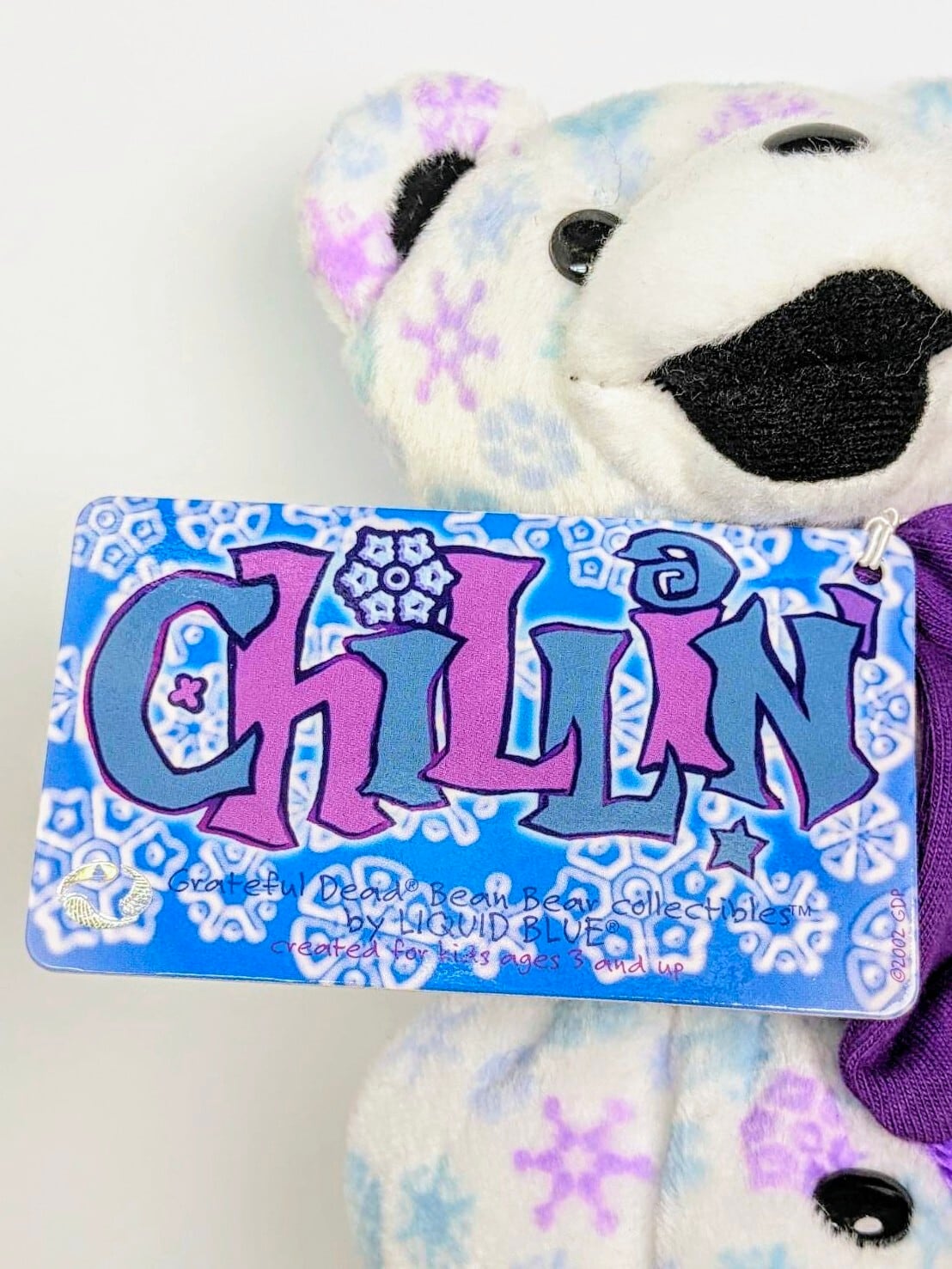 グレイトフルデッド ビーンベア ( Grateful Dead Bean Bear)7インチ【Chillin'/チリン・1987年7月2日】 〚アメリカン雑貨 アメトイ〛
