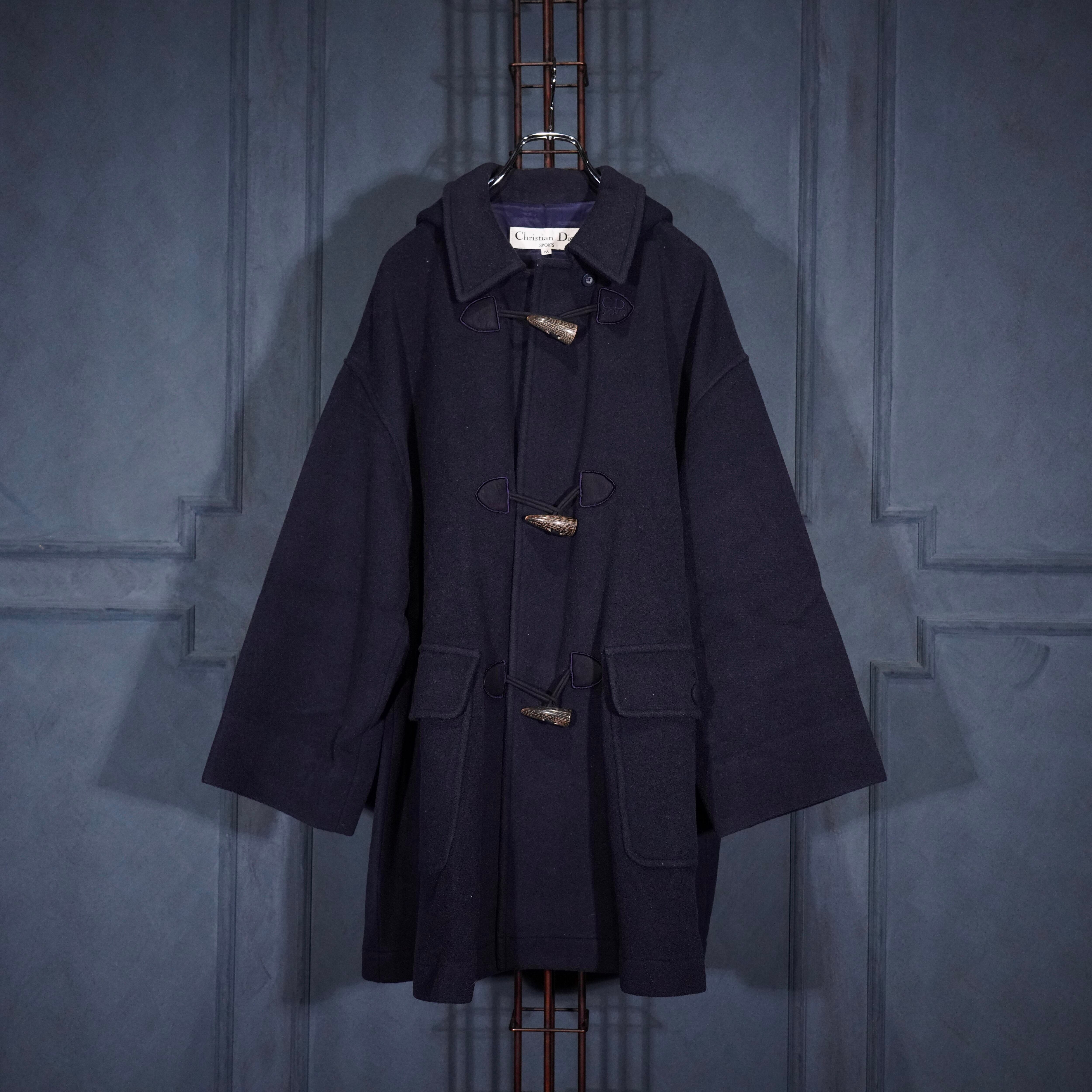 Christian Dior HOODIE DESIGN WOOL DUFFLE COAT/クリスチャン