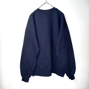 ギルダン　クルーネック　スウェット　トレーナー　無地　ネイビー　M
