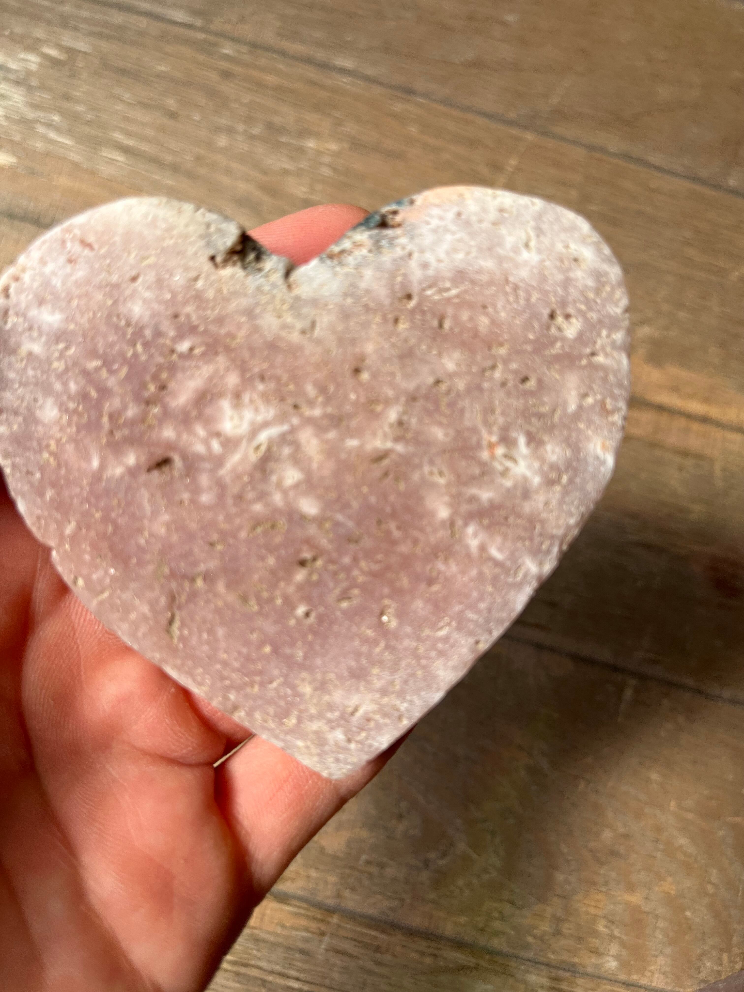 Mサイズ ピンクアメジストハート 」M size Pink amethyst heart | baby