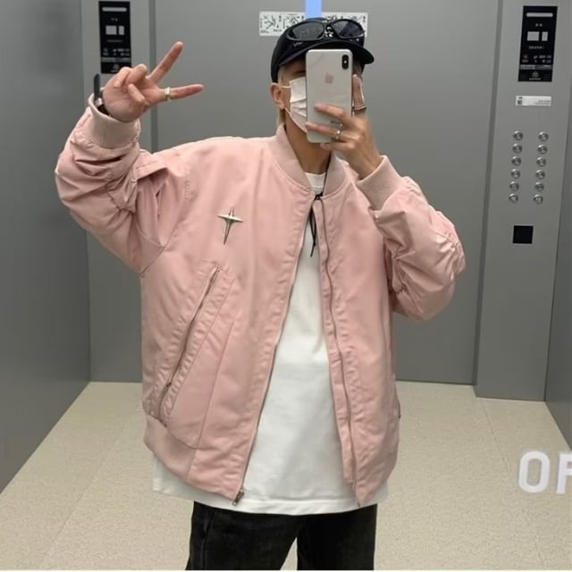 【LADMUSICAN】MA-1 中綿　サイズ44 ピンク 楽天市場】MA-1（カラーピンク）（メンズファッション）の通販