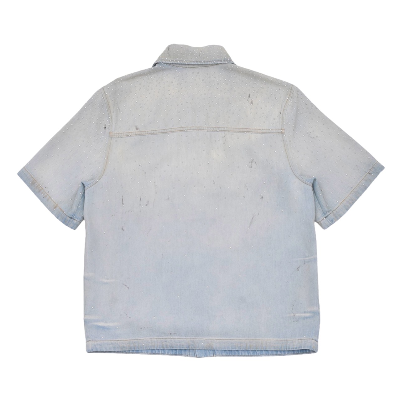 【AMIRI】CRYSTALS OS DENIM SHIRT - 2