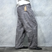 BIG DOGS pattern wide pajama pants