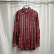 90s Mauritius Ralph Lauren BD　チェック　長袖シャツ　M