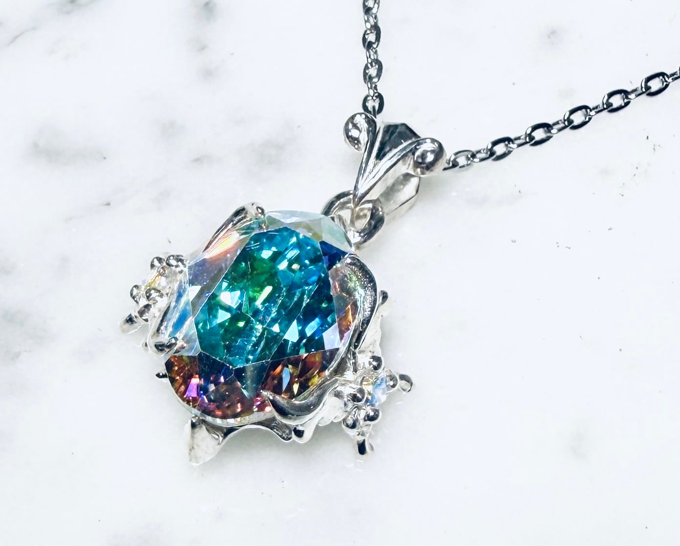 Elan Vital エランヴィタール シルバー925 バラモチーフ ネックレス Elan Vital by BLUE ROSE KIYO | BLUE ROSE