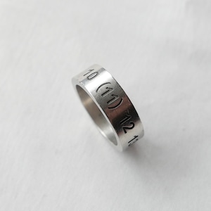 Maison Margiela SILVER925 NUMBERING RING