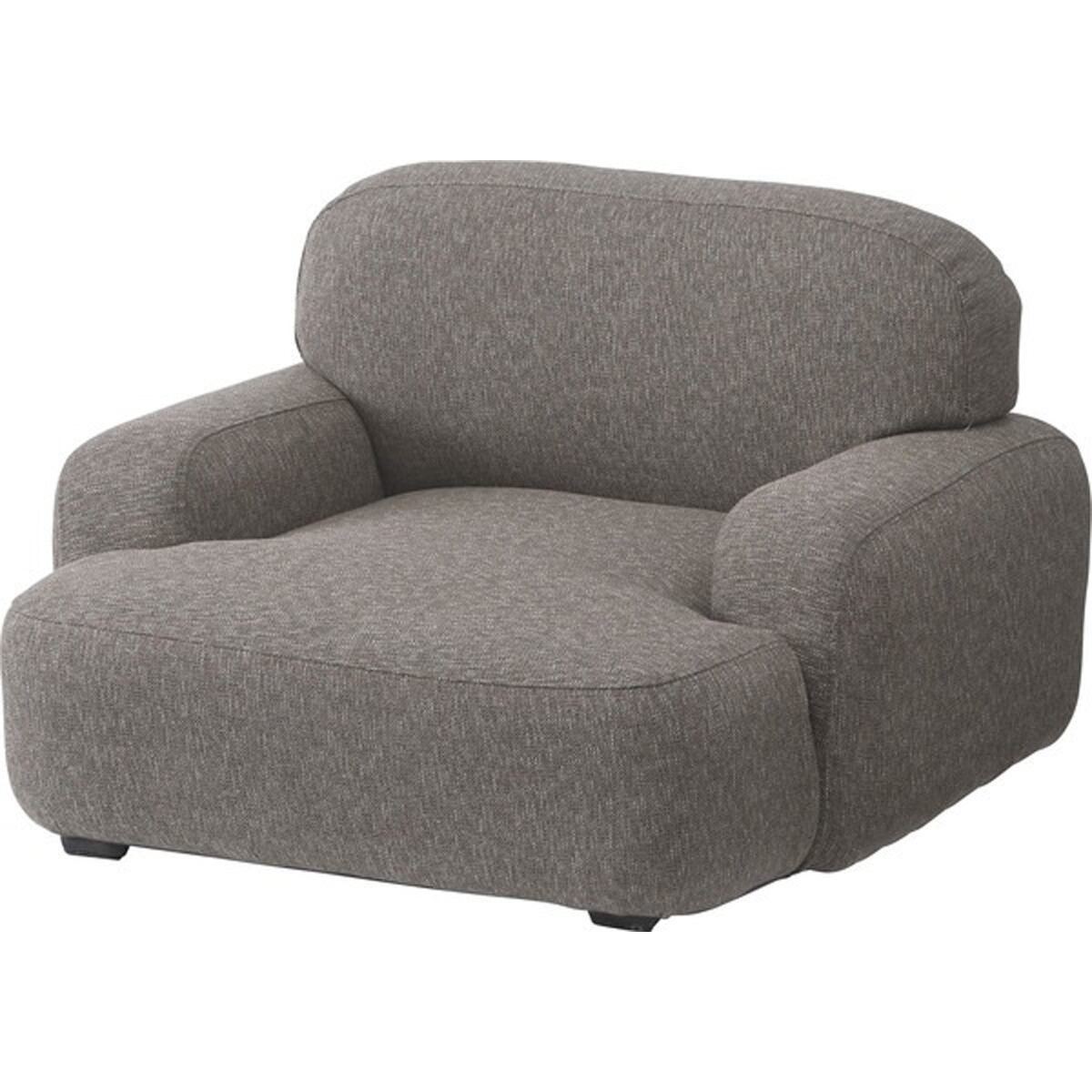 ローソファ 1人掛 NS-631GY ソファ 一人掛け 椅子 いす ダイニング リビング 肘付き シンプル おしゃれ モダン 北欧 カフェ 洋室 待合室 グレー 灰