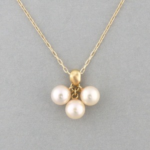 Akoya baroque pearl bunch necklace