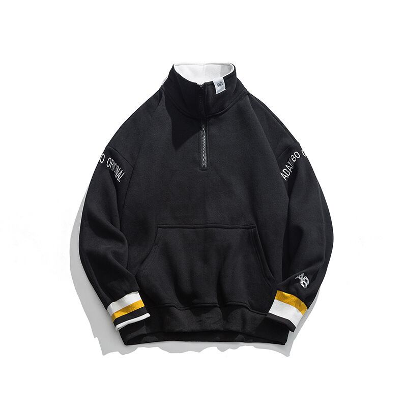 ロードヴィンテージウィンタートレンドオールマッチスタンドカラーカーディガンピュアカラープラスベルベットセーターボーイオールマッチトップ-アリババ 冬物 ビンテージ hip6-161155984531750