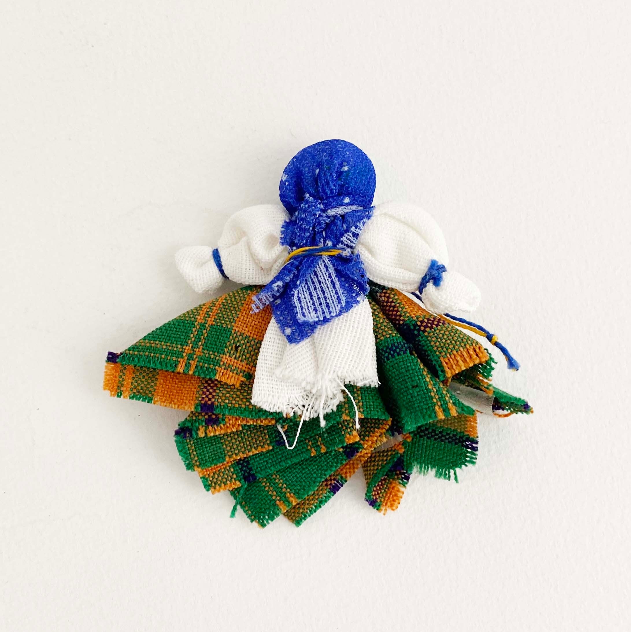 ロシアの布人形(緑)