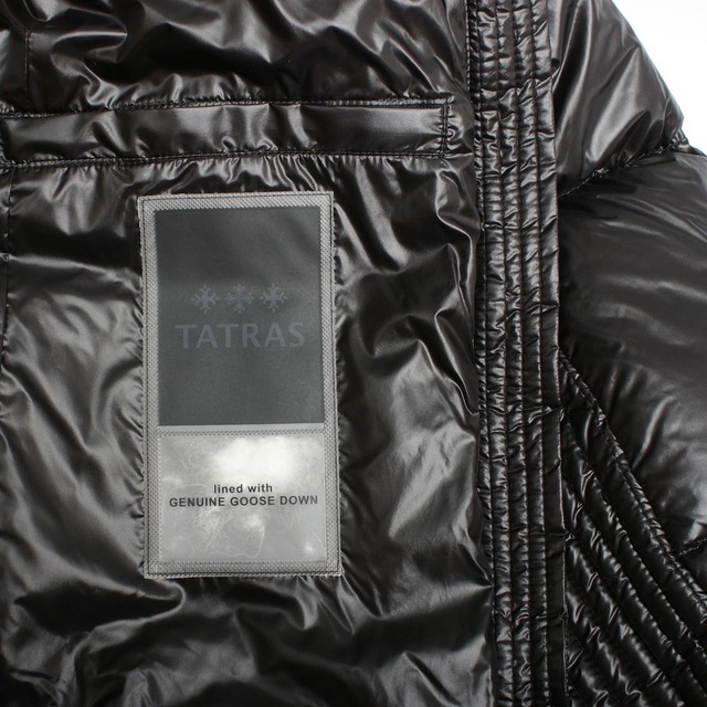 タトラス TATRAS BELBO ベルボ ダウンジャケット メンズ ナイロン フード付き ブルゾン MTATA4562-D-BK-4 メンズ ブラック XLサイズ