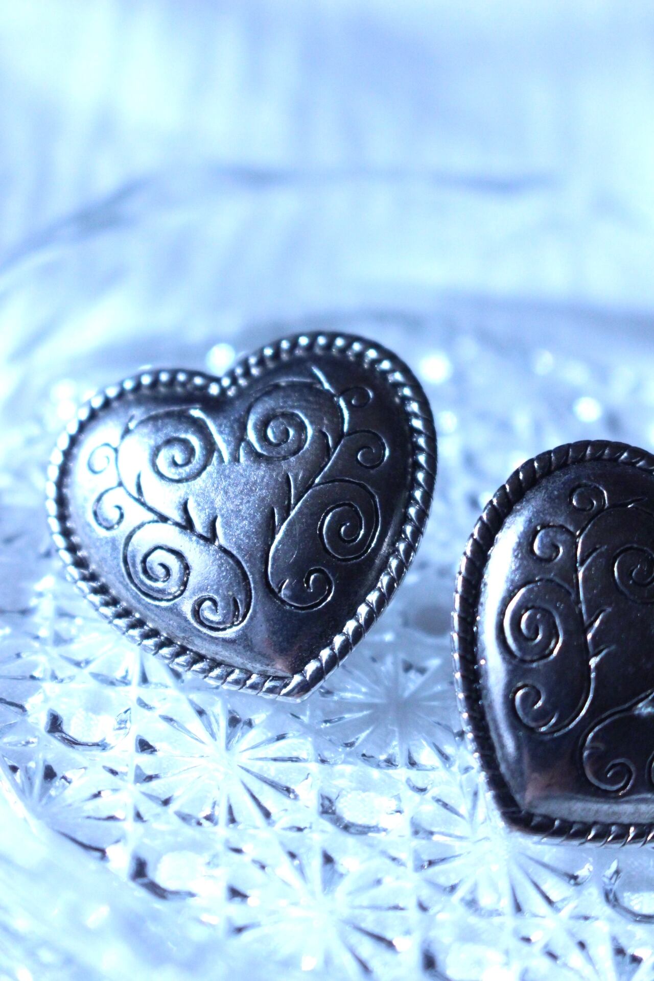 メタルハート ピアス