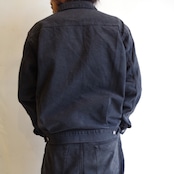 HATSKI Denim07 Box Pocket Denim Jacket Fade Black
